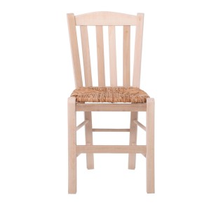 CASA Chair Unpainted with Rush Seat