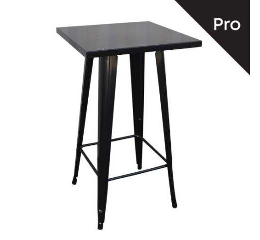 RELIX Bar Table 60x60 Steel Antique Black