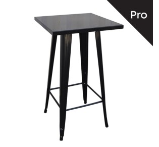 RELIX Bar Table 60x60 Steel Antique Black 2