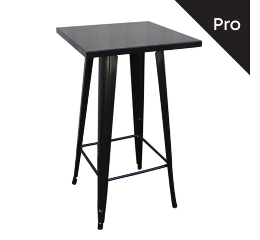 RELIX Bar Table 60x60 Steel Antique Black
