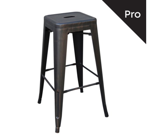 RELIX Bar Stool H.67 Metal Antique Black
