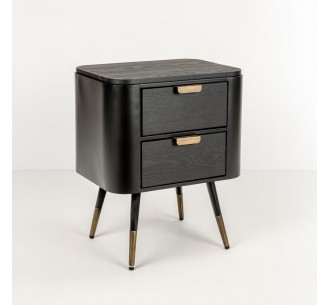 COLOMBO NIGHTSTAND BLACK...