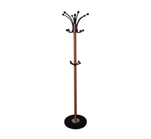 PATRICK Hanger - Coat Stand Revolving / Steel - Light Brown