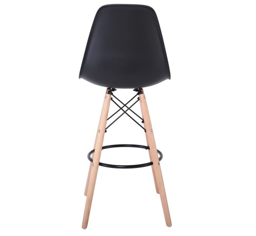 ART Wood Bar Stool PP Black