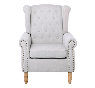 ROSY Armchair Cream (Beige) Fabric