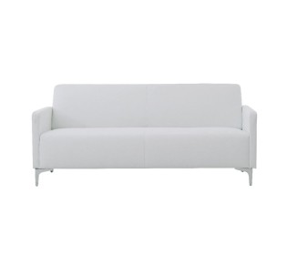 STYLE 2-Seater K/D Sofa White Pu