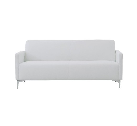 STYLE 2-Seater K/D Sofa White Pu