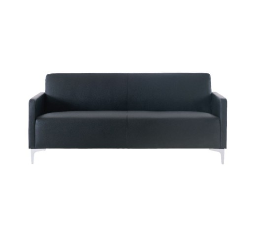 STYLE 2-Seater K/D Sofa Black Pu