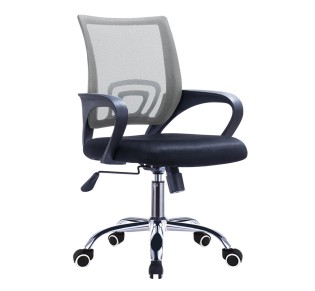 BF2101-F (with relax) Office Armchair Chrome/Grey-Black Mesh (1pc) 2