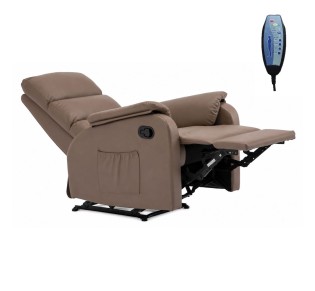 COMFORT Massage Armchair Relax Cappuccino Pu