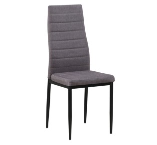 JETTA Chair Light Brown Fabric (Black paint) 2