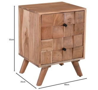 TEKA-W Bedside 40x35x55cm /... 2