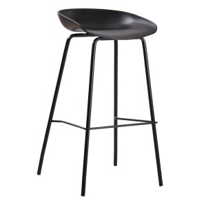 PENTOS Bar Stool Metal/PP Black 2