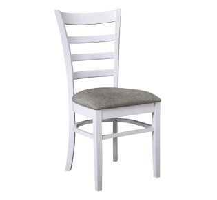 NATURALE Chair White/Fabric Grey
