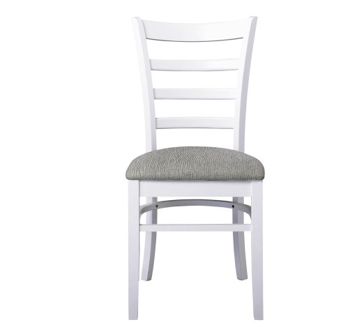 NATURALE Chair White/Fabric Grey