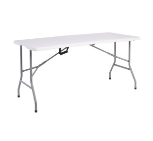 BLOW-R Catering Folding-In-Half Table 152x70cm White