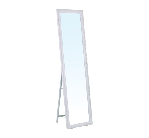 MIRROR Καθρέπτης Δαπέδου Τοίχου 39x148cm / Ξύλινος Antique White