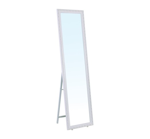 MIRROR Καθρέπτης Δαπέδου Τοίχου 39x148cm / Ξύλινος Antique White