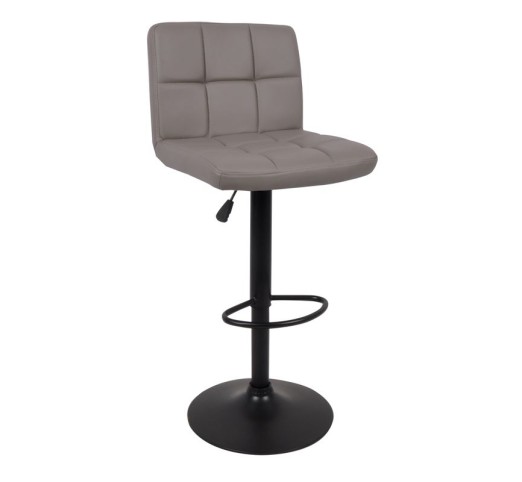 LINO Bar Stool Pu Cappuccino/Metal Black Paint