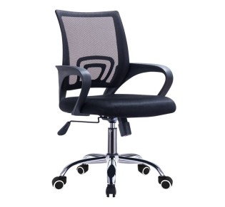BF2101-F (with relax) Office Armchair Chrome/Black Mesh (1pc)