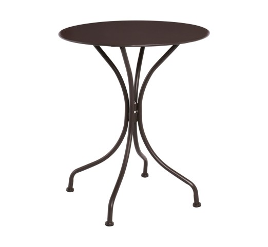PARK Table D.60cm Steel Sand Brown