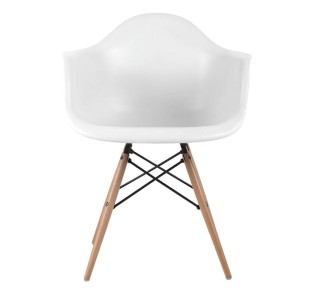 ALEA Wood Armchair PP White