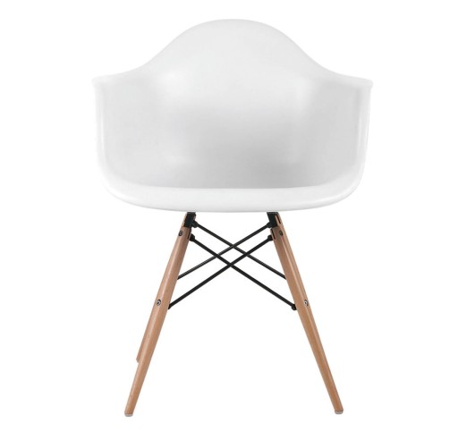 ALEA Wood Armchair PP White