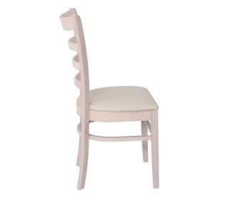NATURALE Chair / White Wash - PU Ecru