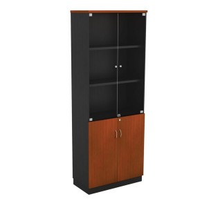BOOKCASE 80x40x211CM DG/Cherry