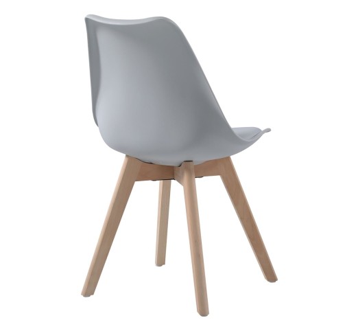 MARTIN Chair PP Grey (Metal cross) / not assembled cushion