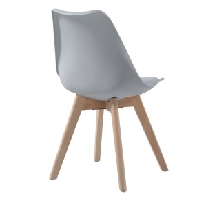 MARTIN Chair PP Grey (Metal cross) / not assembled cushion