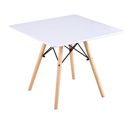 ART Wood Kid Τραπέζι 60x60xH49cm / Άσπρο MDF