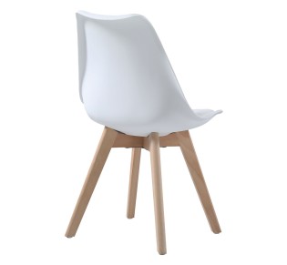 MARTIN Chair PP White (Metal cross) / not assembled cushion
