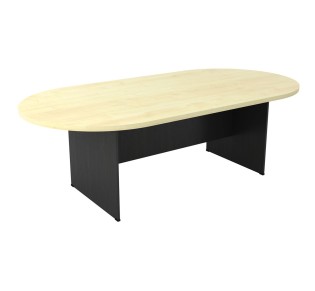Conference-A Oval Table 240x120 DG/Beech 2