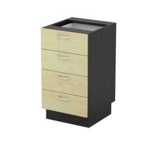 EXECUTIVE Συρταριέρα Επέκτασης Dark Grey - Beech
