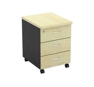 Mobile Pedestal-Α (3-Drawers) 40x48x56cm DG/Beech