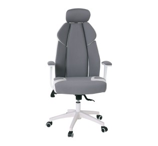 BF8300 Manager Armchair Grey Microfiber/White Pu