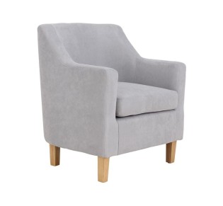 BETA Armchair Light Grey Fabric