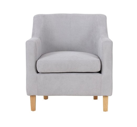 BETA Armchair Light Grey Fabric