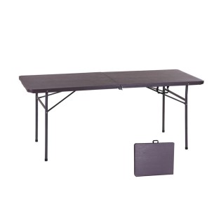 BLOW Catering Folding-In-Half Table 180x74cm Grain Walnut