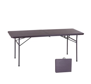 BLOW Catering Folding-In-Half Table 180x74cm Grain Walnut