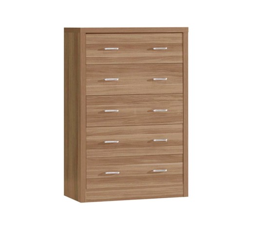 CALIBER Dresser 5-Drawers 80x39x120 Sonoma Oak