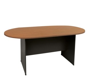 Conference-A Oval Table 240x120 DG/Cherry