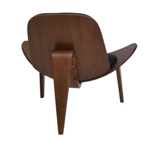 TAYLOR Armchair Walnut/Pu Black