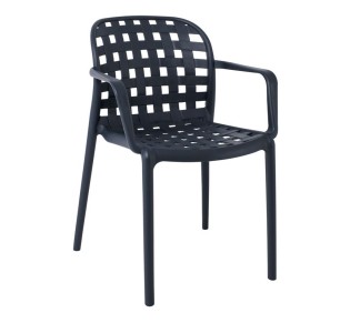 DENON Stackable Armchair / PP - UV Anthracite