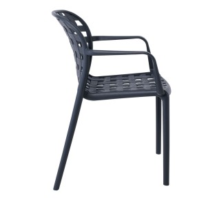 DENON Stackable Armchair / PP - UV Anthracite 2