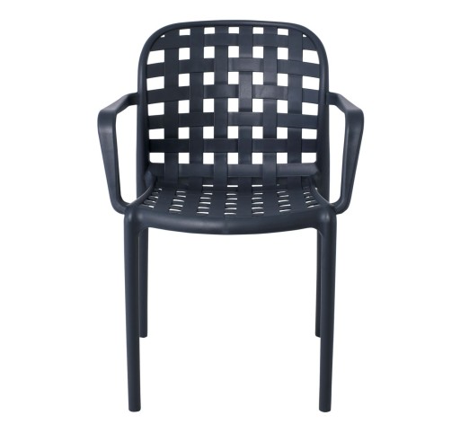 DENON Stackable Armchair / PP - UV Anthracite