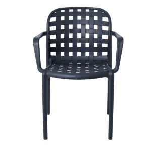 DENON Stackable Armchair / PP - UV Anthracite