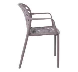 DENON Stackable Armchair / PP - UV Mocha 2