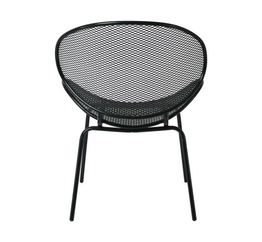 OLIVER Chair K/D Metal Mesh Black